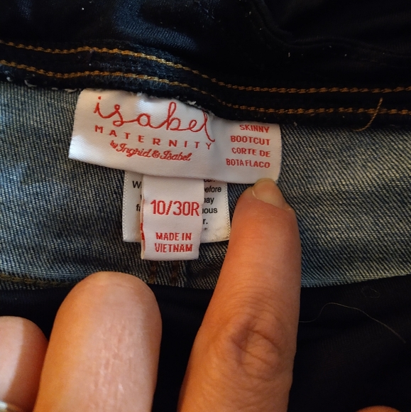 Isabel Maternity bootcut skinny jeans size 10/30R - Picture 14 of 16